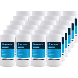SpiroPure SP-P10-478 5x2.5 10 Micron Spun Melt-Blown Polypropylene Sediment Water Filter Cartridge SDC-25-0510 (Case of 24)