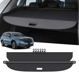 ZZEQYG Cargo Cover for 2025 Subaru Forester Accessories Retractable Cargo Cover Trunk Cover All Weather Shielding Shade Cargo Luggage Cover