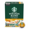 Starbucks K-Cup Coffee Pods, Starbucks Blonde Roast Coffee, Veranda Blend