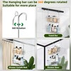 YUOROS Shower Caddy Hanging, 2 Tier Over the Door Shower