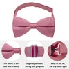 Guokoo Bow Ties for Men Solid Color Bow Tie Pre-Tied