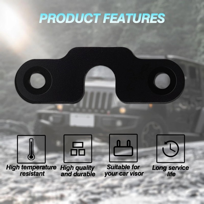 LIANGREN Set Sun Visor Clip Repair Kit Fit Jeep Wrangler