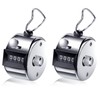 ALEEIK Hand Counter, 2 Pieces, Hand Counter, Mechanical Click Counter,