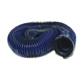 Valterra D04-0121 20' Blue Standard Bulk Quick Drain with Straight Hose Adapter