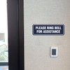 Signs ByLITA Standard Please Ring Bell For Assistance Sign (Blue)