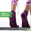 Gaiam Yoga Socks Medium/Large Unisex Adults Grey 2 Pairs
