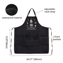 WCGXKO Local Skin Plug Kitchen Apron Skincare Dermatologist Esthetician Gift Skin Care Gift (Skin Plug Apron)