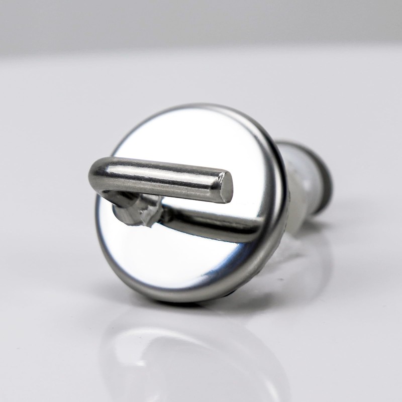 Fanmitrk Stainless Steel Hinge Set for Toilet Lid, Suitable for