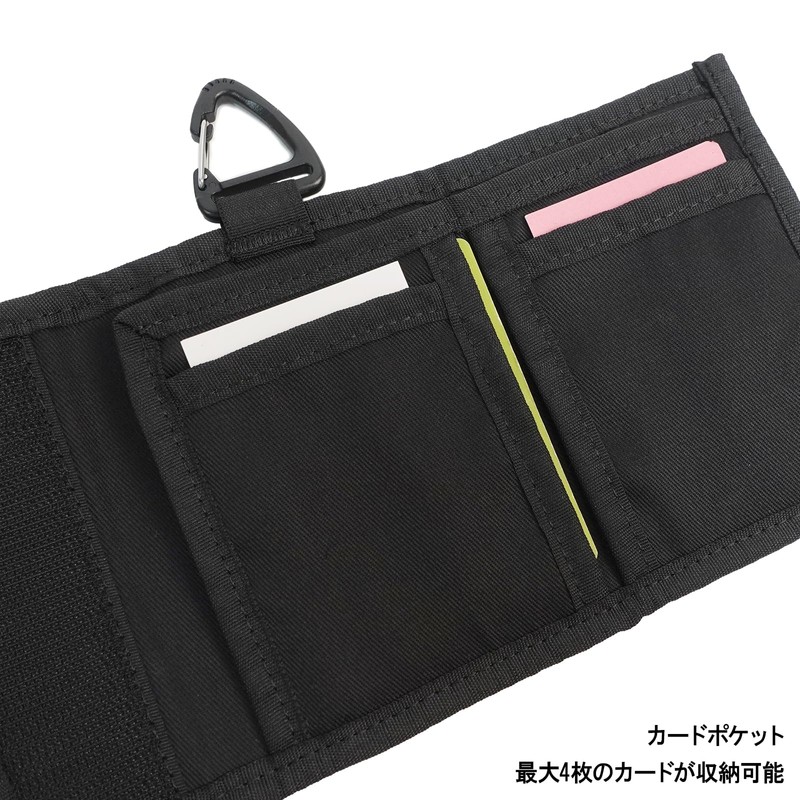 Finplus 0520652 Lee Cordura Smart Wallet Trifold Wallet Recycling Bill