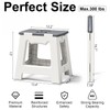 Foldable Shower Stool for Shaving Legs, Plastic Foot Rest Stools