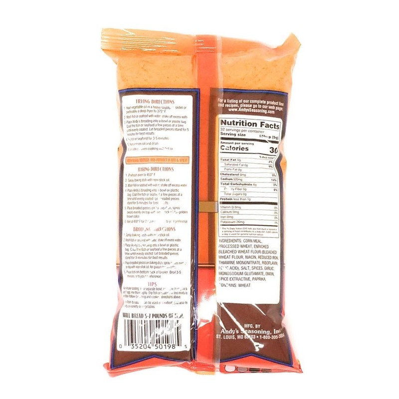 Andys Cajun Fish Breading (Pack of 3)