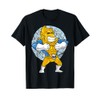 Heroic Cartoon Character Flexing Super Monkey For Kids T-Shirt