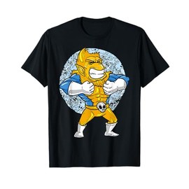 Heroic Cartoon Character Flexing Super Monkey For Kids T-Shirt