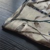 BGBDEIA Cushion Cover Ink Painting Blue Grey Lovely Birds branch