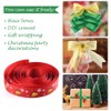 KUUQA 12 Pieces Printed Ribbons for Christmas Decoration,DIY,Gift Wrap,25 mm