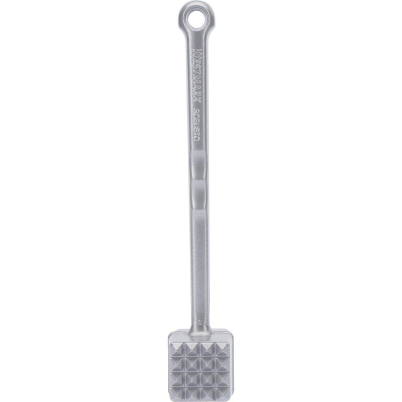Westmark Fleischhammer, Länge: 21,5 cm, Aluminium, lebensmittelechte Spezialbeschichtung, Robusto, Silber,