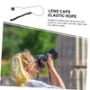 jojofuny 80pcs Camera Lens Cap Keeper Leash Elastic Rope Holder