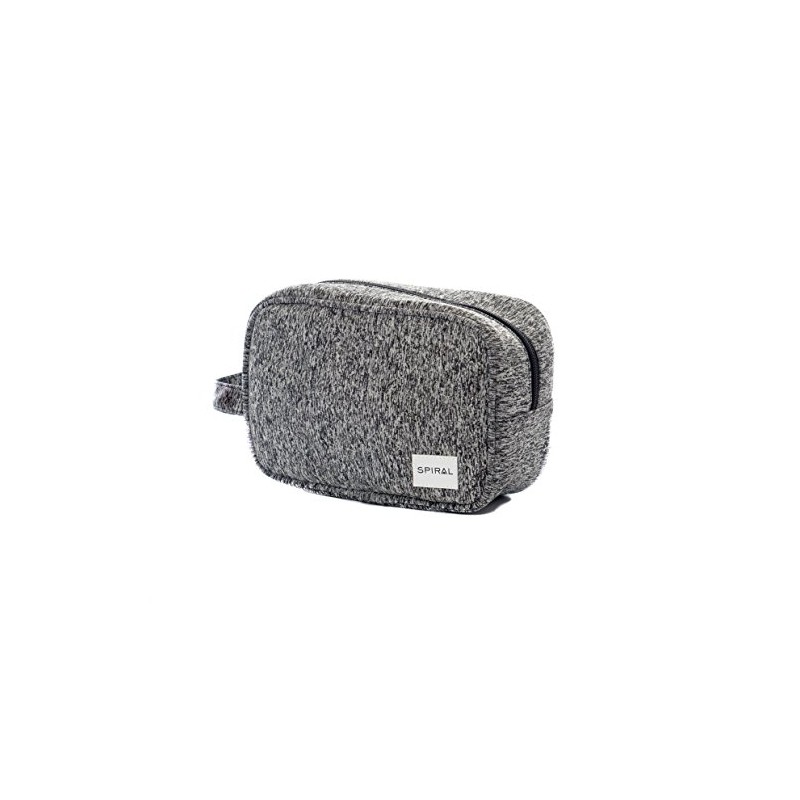 Spiral Unisex's Portland Make Up Wash Bag, Grey, One Size