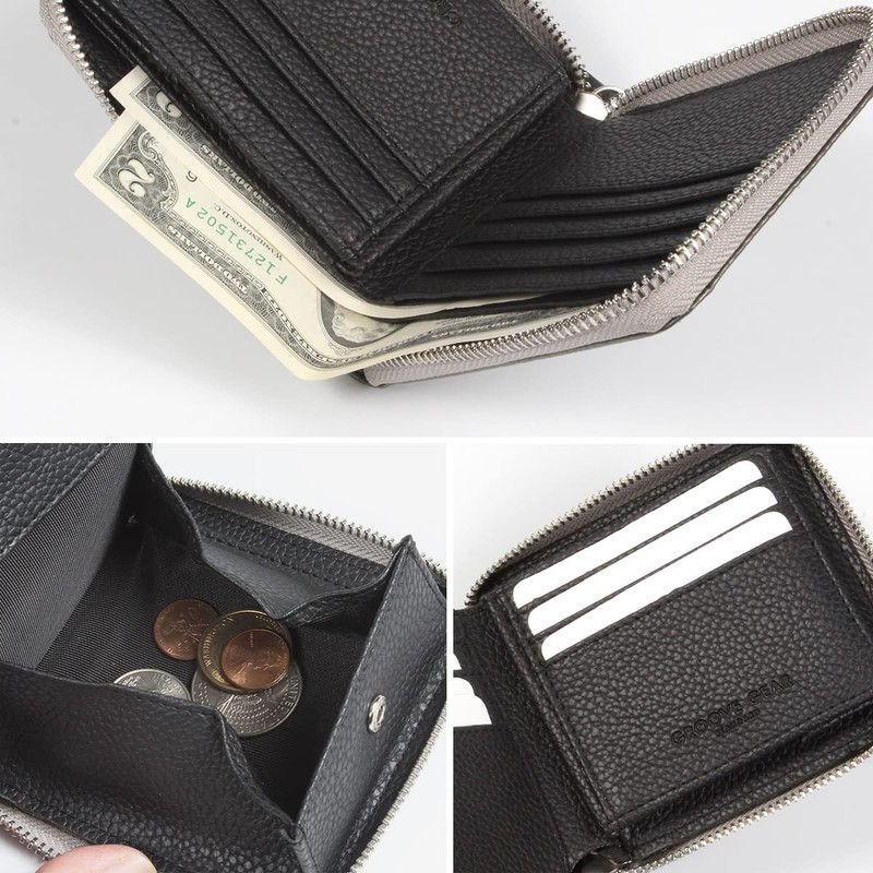 Groove Gear ggs-1027 Men's Bifold Wallet Card Case Carbon Leather