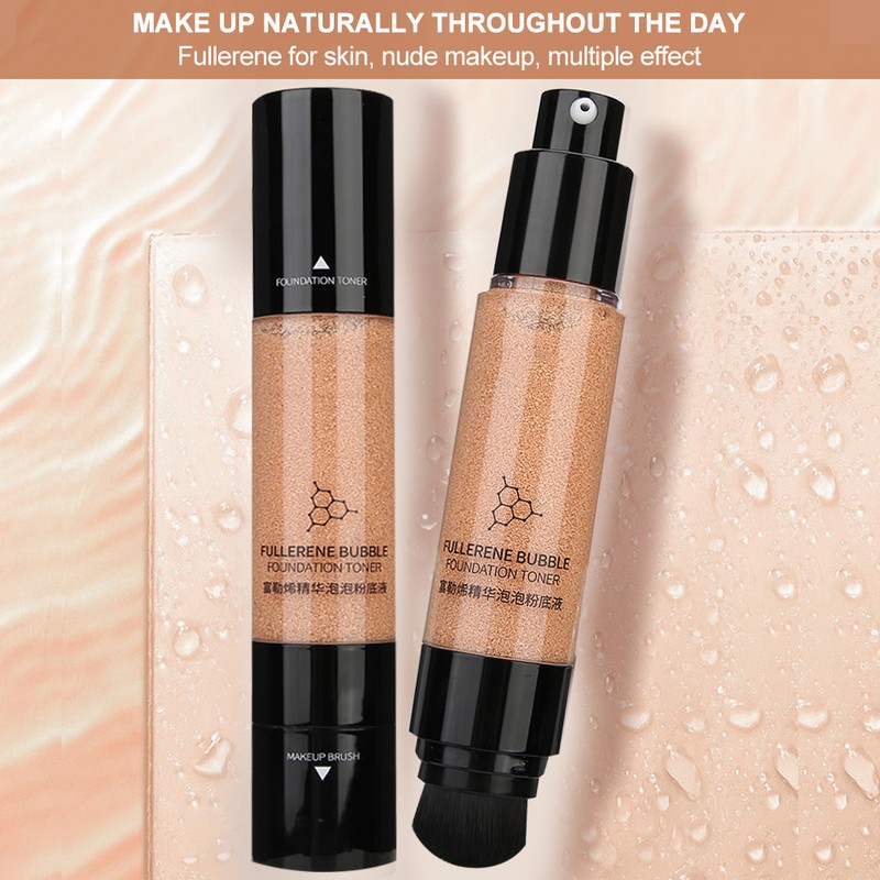 ROLANJONA Fullerene Bubble Moisturizing Makeup Primer Skin Brightening Concealer Make
