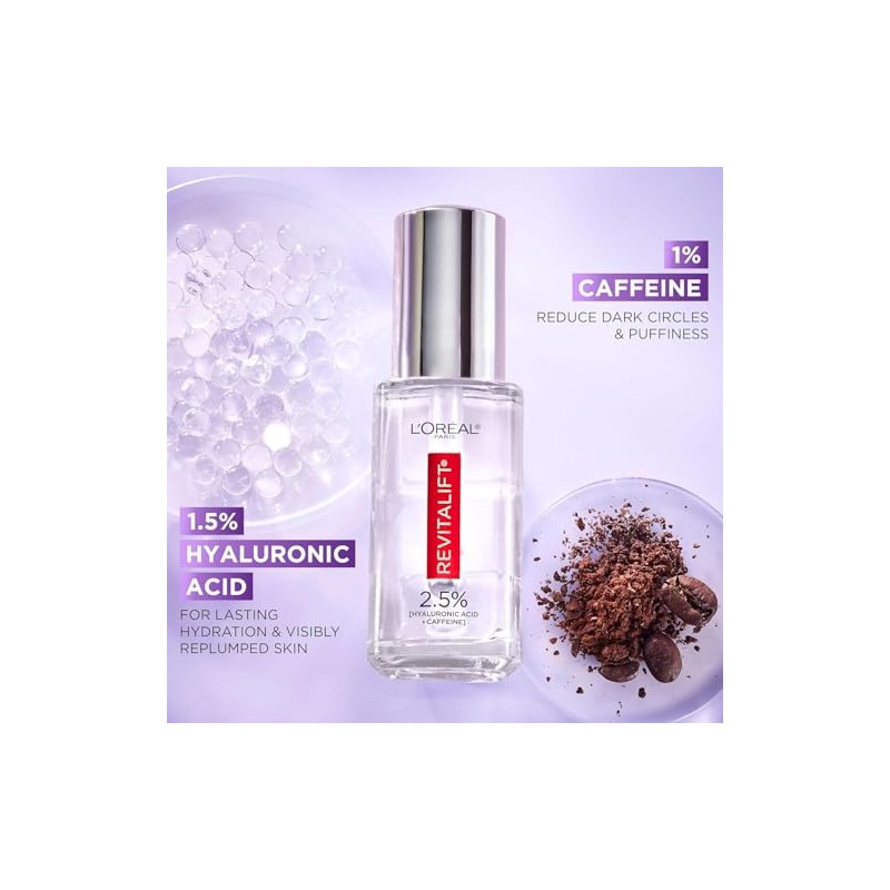 L'Oreal Paris Revitalift Hyaluronic Acid + Caffeine Hydrating Eye Serum