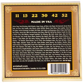 Ernie Ball Earthwood Silk and Steel Soft Acoustic Guitar Strings, 11-52 Gauge (P02045)