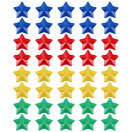 Namvo 40 Pieces Star Fridge Magnets Strong Whiteboard Magnets for Office Planning Boards Postcards