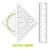 APOMOONS Set Square with Handle Set Square and 1 Ruler