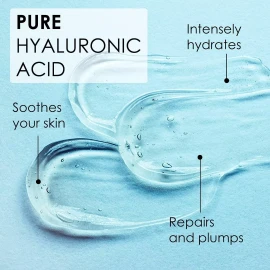 InstaskinCare Hyaluronic Acid Anti-aging Serum for Face  and lips - 100% Pure - 2 oz NEW