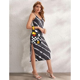 Lilyberri Crochet Tote Bag for Women, Small Cute Knot Wristlet Knitted Bag Canvas Pouch, Aesthetic Knit Purse, Corduroy Bag, Mixed, Moderate