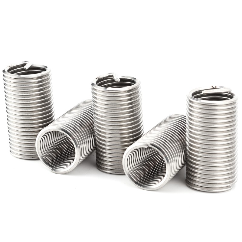 5Pcs Wire Thread Insert Stainless Steel Protective Coil Sleeve Screw