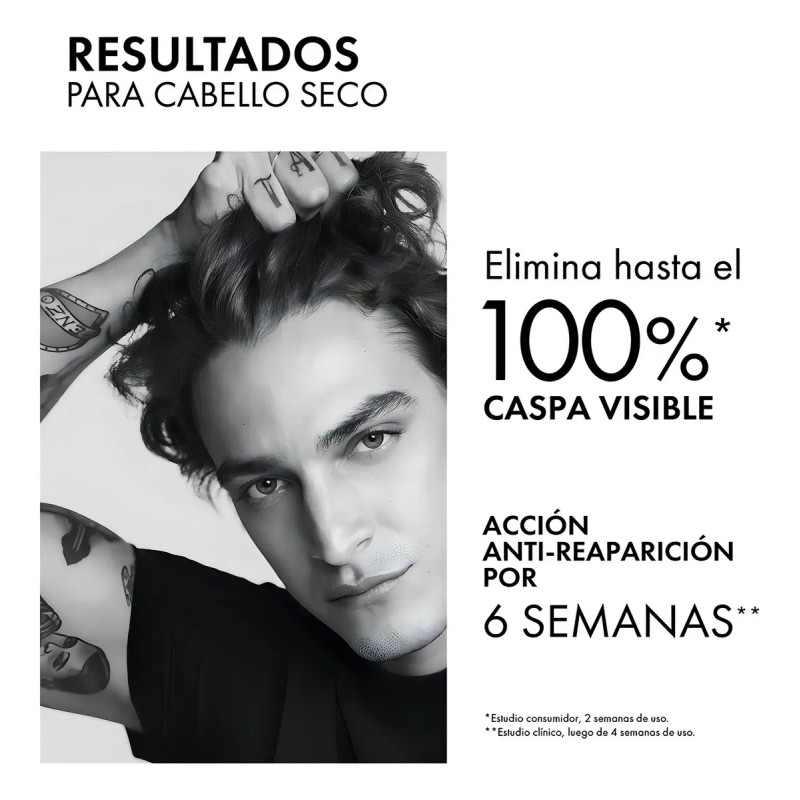 Shampoo Tratamiento Anticaspa en botella Vichy Dercos sin Parabenos Para