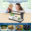 GOZILLA Turtle Tank Kit(Tank+Lamp+Filter), Upgrade PC Turtle Tank Starter Kit