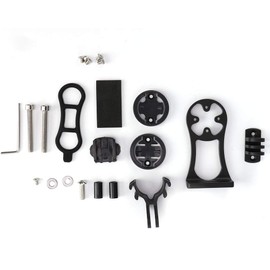 Bicycle Computer Mount Front Combo Bicycle Computer Bracket Stem Extension Clamp for GPS Bike Base