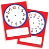 Double Sided Wipe Clean Dry Wipe Learning 24 Hour Clock