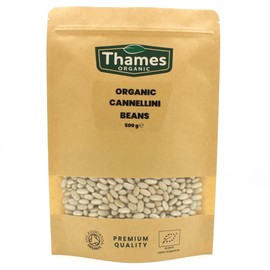 Thames Organic Cannellini Beans – Creamy & Nutritious | Premium Italian Legumes | Ideal for Soups, Salads & Dips | Organic & Sustainable 500g