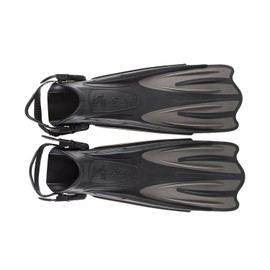 IST SUMi Innovative Propulsion Efficiency Open Heel Scuba Diving Fins Black Small