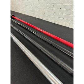 7' Premium Olympic Barbell 45lb - Color: Red