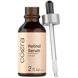 Coera Suero de retinol para la cara | 2 onzas líquidas | Fórmula de fuerza profesional | Libre de parabenos y fragancias | El embalaje puede variar