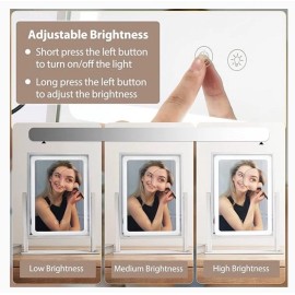 IBRIGHTSO Hollywood Makeup Mirror, Touch Control, 3 Color Light Modes, Touch Screen & More
