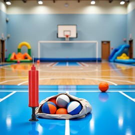 1pcs Air Pump Inflator,Ball Pump, Sports Ball Pump,Hand Pump,Handheld Ball Inflator Pump,Portable Air Pump,Air Inflator Kit for Soccer,Basketball Volleyball, Soccer,Water Poolo Ball Accessories