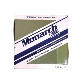 Monarch Mirror Wall Tiles Plain Edge 12” X 12” Box Of Six P 1212 F3**Read Desc**