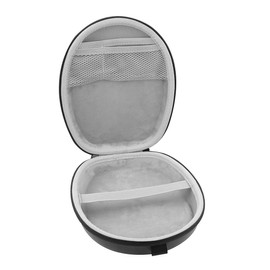 Geekria Shield Case Compatible with Master & Dynamic MW65, MW60, M&D MW50+, MG20, MH40 Wireless Headphones, Replacement Protective Hard Shell Travel Carrying Bag with Cable Storage (Black)