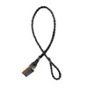 Braided Leather Hat Keeper Retainer Strap Clip