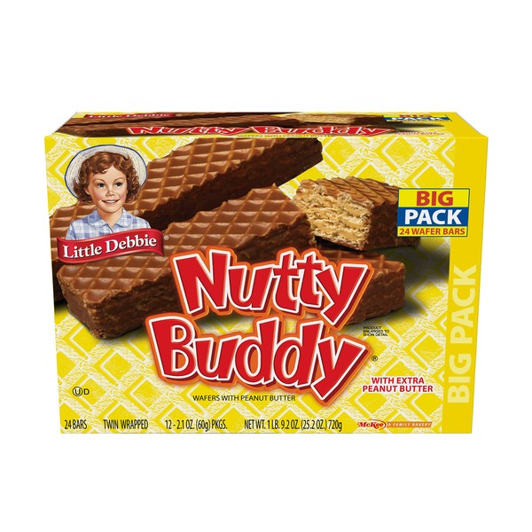 Little Debbie Nutty Bars Big Pack, 4 Boxes