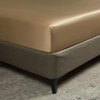 Luofanfei Fitted Sheet 160 x 200 cm, Gold Khaki, for