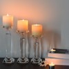 Marvala Crystal Candelabra Set, Dual-Sided Candle Holder Reversible for Taper,