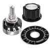 2pcs RV24YN20S Single Turn Carbon Film Rotary Taper Potentiometer Used