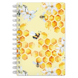 RNKVERLAG 46816 Notebook with Index A-Z Honey in DIN A6 with 48 Sheets 120 g/m², Pack of 1