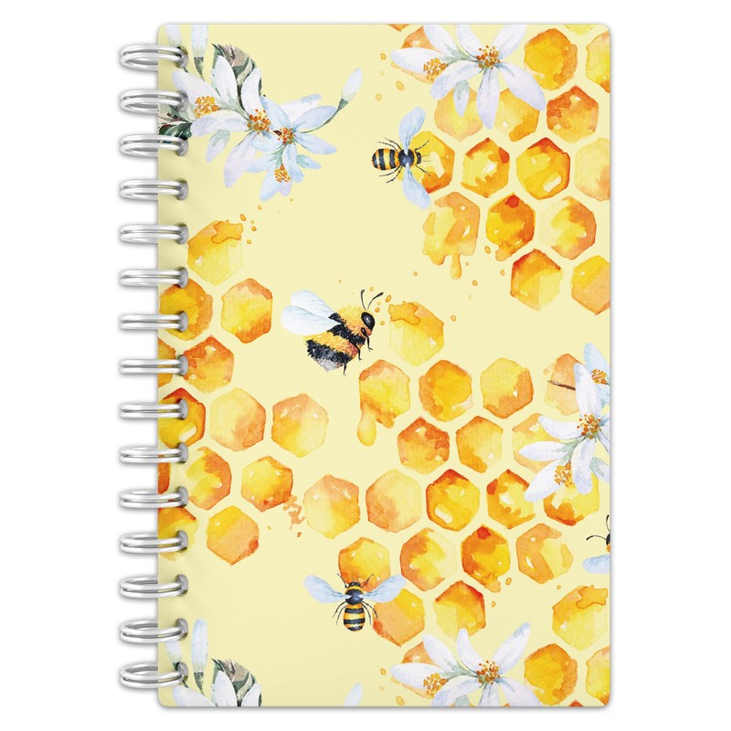 RNKVERLAG 46816 Notebook with Index A-Z Honey in DIN A6